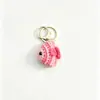 Serie de Mini Muñecas de Ganchillo Terminadas Cabeza de Animal Lindo de Dibujos Animados Cachorro Pez Tropical Colgante Bolsa Colgante para Coche