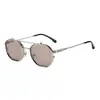 Set de Gafas Metálicas Retro Coreanas con Tapa Abatible para Hombres y Mujeres, Modernas, Se Pueden Equipar con Monturas para Gafas de Miopía, Gafas de Sol Polarizadas Dos en Uno 0.05 kg