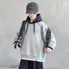 Moletom infantil para primavera e outono de 2026, roupas de outono para meninos, blusa com capuz casual infantil de estilo legal e estiloso