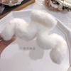 Pinza para el pelo de imitación de piel de conejo de Corea del Sur, para otoño e invierno, con suave viento, para la cabeza, con forma de tiburón grande, accesorios para el cabello al por mayor