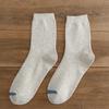 Calcetines calcetines de hombre en otoño e invierno calcetines cálidos color liso calcetines de algodón para hombre calcetines casuales calcetines de rayas para hombre fabricantes al por mayor