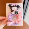 Ligas para el Cabello de Kuromi para Niños, Gomas Elásticas de Alta Elasticidad para Niñas, Lindos Accesorios para el Cabello para Bebés