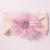 Diadema Elástica Jacquard para Bebé Lindo Europeo y Americano, Cómoda, con Encaje de Flores, Gorro para Bebé, Accesorios Nuevos para Niños para las Cuatro Estaciones