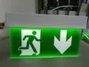 Luz indicadora de señal de escape de apagón empotrada personalizada, luz indicadora de salida, luz de escape de seguridad para evacuación por incendio