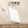 Panel de enchufe con interruptor de pared tipo 86 Fsl Foshan Lighting para uso doméstico, Instalación empotrada, Interruptor individual, Cinco orificios, 16A, Tres orificios, Múltiples orificios