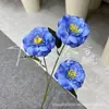 Arranjo Floral de Noivado Louro Decoração de Salão de Casamento Flor Artificial para Casamento Flor Artificial Rosa Adereços de Fotografia