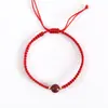 Cinnabar Crudo Este Año de Vida Aterrizaje Cuerda Roja Pulsera Chica Haoyun Cuentas Cuerda de Mano Tejida Cuerda de Mano Amuleto Regalo para Hombre