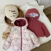 Abrigo de Algodón para Niños 2026 Invierno Cálido Engrosado Elegante Chaqueta de Algodón para Bebés con Forro de Felpa Atuendo de Otoño para Niñas