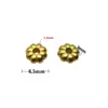Color Acero Inoxidable Conservante Corazón Estrella de Cinco Puntas Luna Cuentas Espaciadoras DIY Acero de Titanio 18K Cuentas Tubulares Cuentas con Agujero Pasante Accesorios para Joyería Hecha a Mano