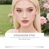 Zephoco Morado Oscuro Brillante Barra de Sombra de Ojos Natural Suave Fácil de Aplicar Colorida Maquillaje Diario para Ojos Barra de Sombra Conveniente
