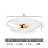 Prato de melamina fundo plano porcelana prato para comida ocidental disco de plástico prato raso prato para sushi bolo louça atacado comercial