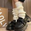 Meias Felpudas para Mulheres no Outono e Inverno com Botas de Neve Coberturas de Pé Tricotadas com Fio Grosso para Aquecimento no Inverno Meias de Cano Alto Y2K