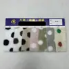 500G Pelo de Coelho Estampa de Bolinhas 3CM Tecido de Pelo de Coelho com Bolinhas Roupas Sapato Material Brinquedo Tecido Veludo