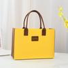 Bolsa Tote de Fieltro para Regalos Corporativos Famosos en Internet Bolsa de Fieltro Bolso de Mano Bolsa Tote Pequeña Grabado Personalizado