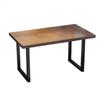 Mesa de comedor americana de madera maciza, mesa de comedor retro para restaurante, cafetería creativa, cafetería, olla caliente, mesa de comedor y silla combinadas para restaurante