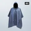 Poncho Capa de Chuva Camuflado Personalizado Transfronteiriço Outdoor Três em Um Poncho de Caminhada Proteção Completa à Prova d'Água Quadrado com Capuz Impermeável