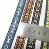 1,5CM Faixa Jacquard Estilo Étnico Ponto Poliéster Nylon Faixa Jacquard de Computador Faixa Bordada Acessórios para Roupas