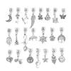 Colgante de cuentas de aleación con agujero grande para pulsera, collar, pierna, material de cuentas, adornos colgantes, accesorios de bricolaje