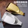 Cuchara para condimentos de acero inoxidable 304 estilo coreano, plato para salsas doradas, plato para condimentos de olla caliente, plato para salsas, vajilla para barbacoa