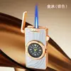Encendedor Creativo de Reloj de Cuarzo, Encendedor Funcional Recargable de Llama Azul Directa, Encendedor de Cigarrillos, Encendedor a Prueba de Viento para Exteriores