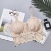 Sujetador fino anti-caminar para mujer, con encaje en la espalda y parte inferior sin tirantes, de verano