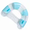Flotador de piscina inflable feo en forma de U, diseño de luna azul, para fiestas de piscina de adultos