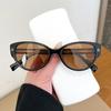 Gafas de sol retro de ojo de gato para mujer, de alta gama, que realzan el rostro, para celebridades de internet, modernas y versátiles, con protección UV.