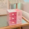 Jiykawa portalápices de escritorio para estudiante caja de clasificación de cosméticos para niña caja de almacenamiento de brochas de maquillaje para niña