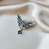 Broche Mariposa de Cristal de Lujo de Alta Gama Transfronterizo, Cristal Retro Incrustado con Diamantes, Elegante y con Estilo, Broche para Chaqueta de Traje para Mujer