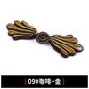 Botão de mão estilo chinês vintage faça você mesmo botão Tang terno estilo étnico cinco dedos flor roupas tradicionais decorativos botão cheongsam