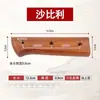 Mango de cuchillo Karin Mango de cuchillo de cocina para el hogar Madera maciza Mango de madera Mango de repuesto para cuchillo viejo Piezas hechas a mano Colección 1