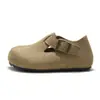 RUIZUSTOCK Zapatos de Corcho y Cuero de Otoño e Invierno para Niños Zapatos Casuales para Niños Zapatos Unisex para Bebés Calzado Exterior Baotou