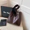Bolso de Mano de Moda Casual para Mujer 2025 Invierno Nuevo de Moda Bolso de Hombro Simple Bolso de Hombro Simple Casual para el Trabajo
