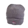 Gorro de Lana Azul de Dibujos Animados de Moda, Gorro de Punto para Otoño e Invierno, Gorro Negro Cálido Bordado para Estudiantes, Unisex