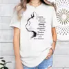 Camiseta de Manga Corta para Mujer Regalo para Amantes de los Gatos, Estampado de Gato de Buena Amiga, Ropa de Verano, Estampado de Frase Divertida de Gato