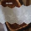 Tela de encaje de algodón bordado borde DIY falda de muñeca ropa Harajuku costura material alargador accesorios