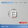 Hebilla Engrosada de Tres Posiciones para Correas de Mochila, Hebilla Ajustable, Hebilla de Fecha, Accesorios para Equipaje, Hebilla de Mochila Escolar, Hebilla de Plástico de Fecha