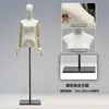 Tienda de ropa accesorios para maniquíes ropa de mujer ventana maniquí de medio cuerpo perchero muñeca falsa maniquí de vestido de novia soporte de exhibición