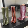 Botas de Cavaleiro 2026 AliExpress Novas Outono/Inverno Transfronteiriças Salto Fino Botas Longas Acima do Joelho para Mulheres, Aumentadoras de Altura Retrô Botas Longas Acima do Joelho para Mulheres