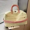 Bolsa de viagem leve e de grande capacidade, bolsa portátil para bagagem de mão de viagens curtas, bolsa para esportes, yoga e fitness com separação de itens secos e molhados