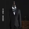 Atuendo Profesional Unisex, Conjunto de Traje a la Moda, Ropa de Trabajo, Ropa Formal de Negocios para Ventas, Traje, Vestido de Manga Larga