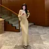 Conjunto de Moda Exquisito Estilo Francés de Suéter y Falda Kunzong para Mujer, Atuendo Elegante de Dos Piezas para Dama con Nuevo Bordado