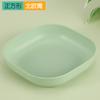 Plato de Paja de Trigo Plato para el Hogar Plato para Huesos Plato para Escupir Huesos Plato Pequeño de Plástico Plato Anti-Escaldaduras Plato Nórdico para Fruta