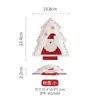Conjunto de Louça de Mesa Cerâmica Pintada à Mão para o Natal, Prato de Bife Fofo, Prato Raso com Esmalte em Relevo, Pote Selado, Conjunto de Chá, Tigela de Cerâmica