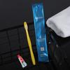 B&B Hotel Supplies Conjunto de Escova de Dentes Descartável e Pasta de Dentes, Conjunto Simples e Portátil de Escovas de Dentes para Casal, Portátil para Viagem
