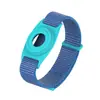 Adecuado para Correa de Reloj para Niños Apple Airtag, Correa de Muñeca de Bucle de Nylon con Velcro, Funda Protectora para Apple Airtag