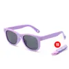 Nuevas gafas de sol para niños para hombre con cordón de silicona para gafas de sol de bebé polarizadas con protección solar UV400 gafas de sol al por mayor mujer