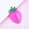 Pinza para el pelo linda con estampado coreano para niños, pintura horneada de niña, caricatura de sirena, clip para bebé, pinza de fruta coreana, accesorios para el pelo