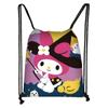 Bolsa de poliéster con cordón ajustable, nueva serie Sanrio de Halloween 2023, productos casuales de alta calidad.