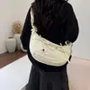 Bolso de mano de lunares estilo francés, nuevo bolso de hombro estilo coreano 2026, casual y moderno, lindo bolso cruzado de gran capacidad estilo japonés